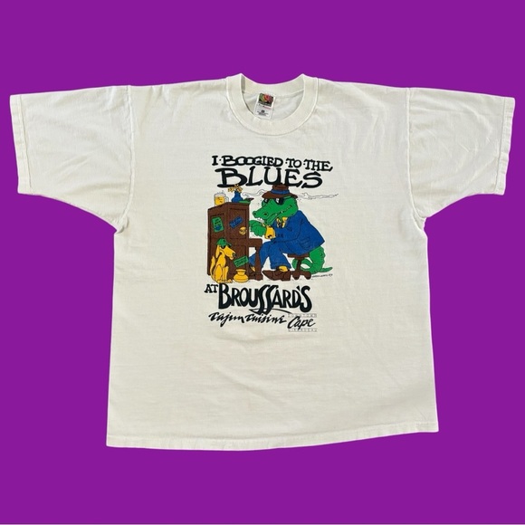 Vintage 90s “I Boogied to the Blues” tee - Picture 1 of 4